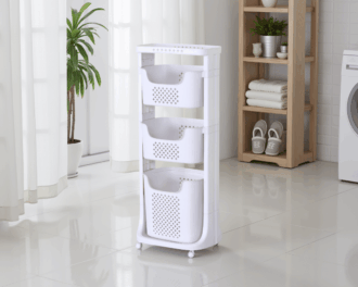 מעמד סל כביסה 3 קומות