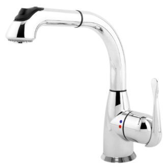 ברז נשלף למטבח - ניוטאצ' כרום