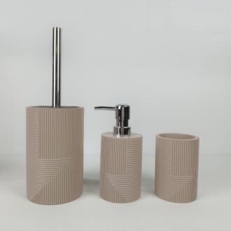 מברשת אסלה בארי פסים-ורוד