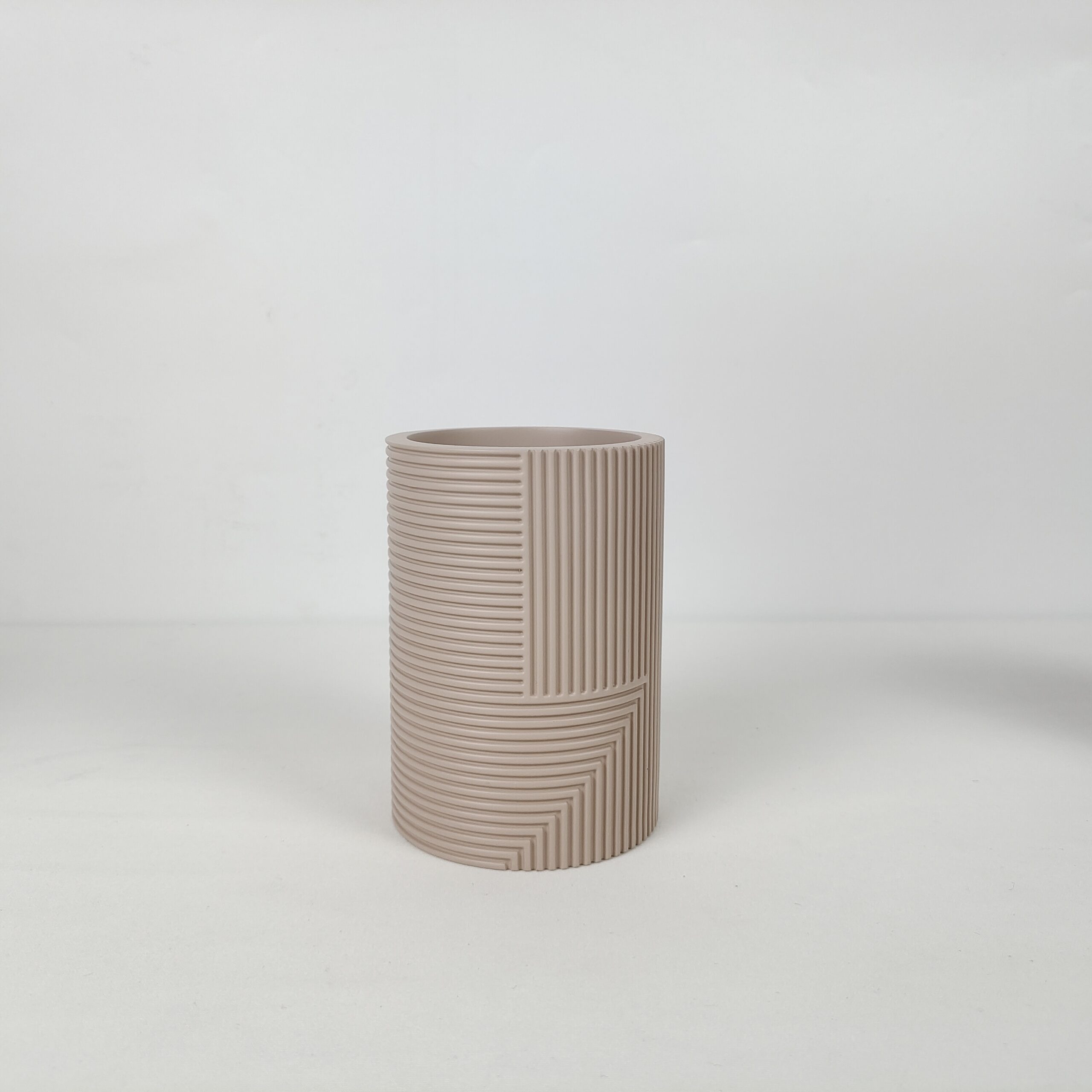 כוס בארי פסים-ורוד