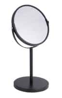 מראה מגדילה קוסמטית עומדת 15 ס"מ שחור