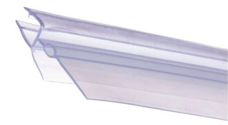 פס אטימה תחתון מסיליקון לדלת המקלחון 6-8 מ"מ ,2 יח'- FRENO