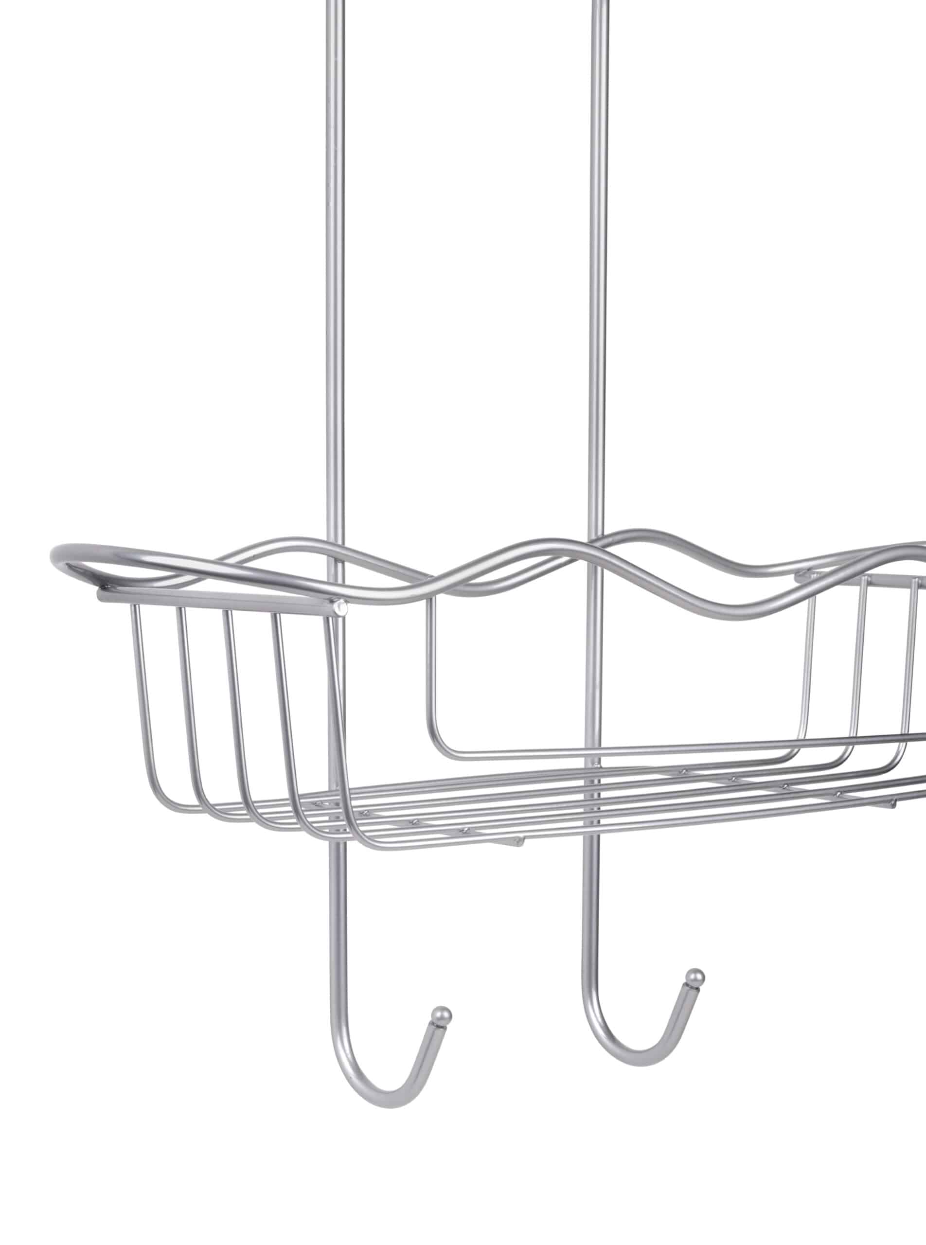 מדף רשת מעוצב לתליה לאמבטיה 2 קומות מדפים מכרום