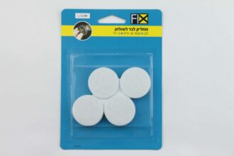 מחליק רהיטים להדבקה 12 יח' לבן