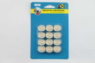 מחליק רהיטים עם מסמר 12 יחידות,קוטר 24 ממ