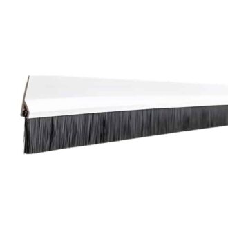 סף דלת מברשת - צבע לבן - אורך 1 מטר