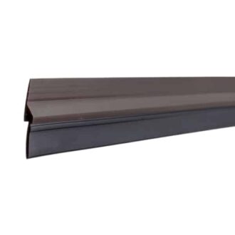 סף דלת גומי - צבע חום - אורך 1 מטר