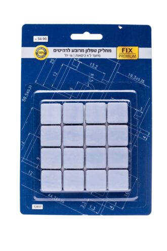 מחליק טפלון מרובע לרהיטים - 16 יח'