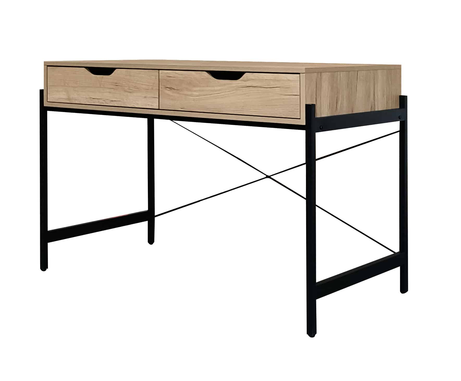 קונסולה שחור-אלון+ 2 מגירות דגם חניתה