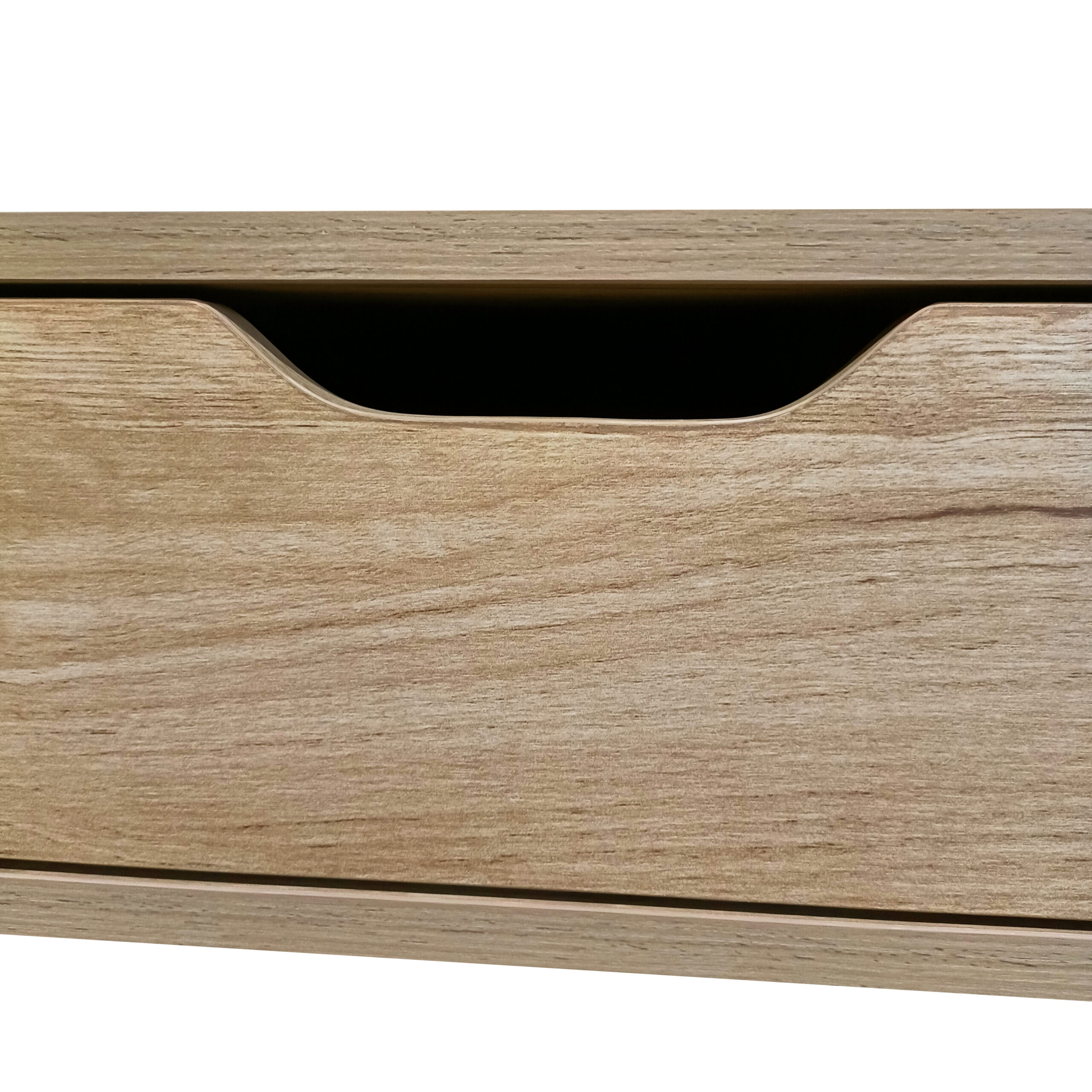 קונסולה שחור-אלון+ 2 מגירות דגם חניתה