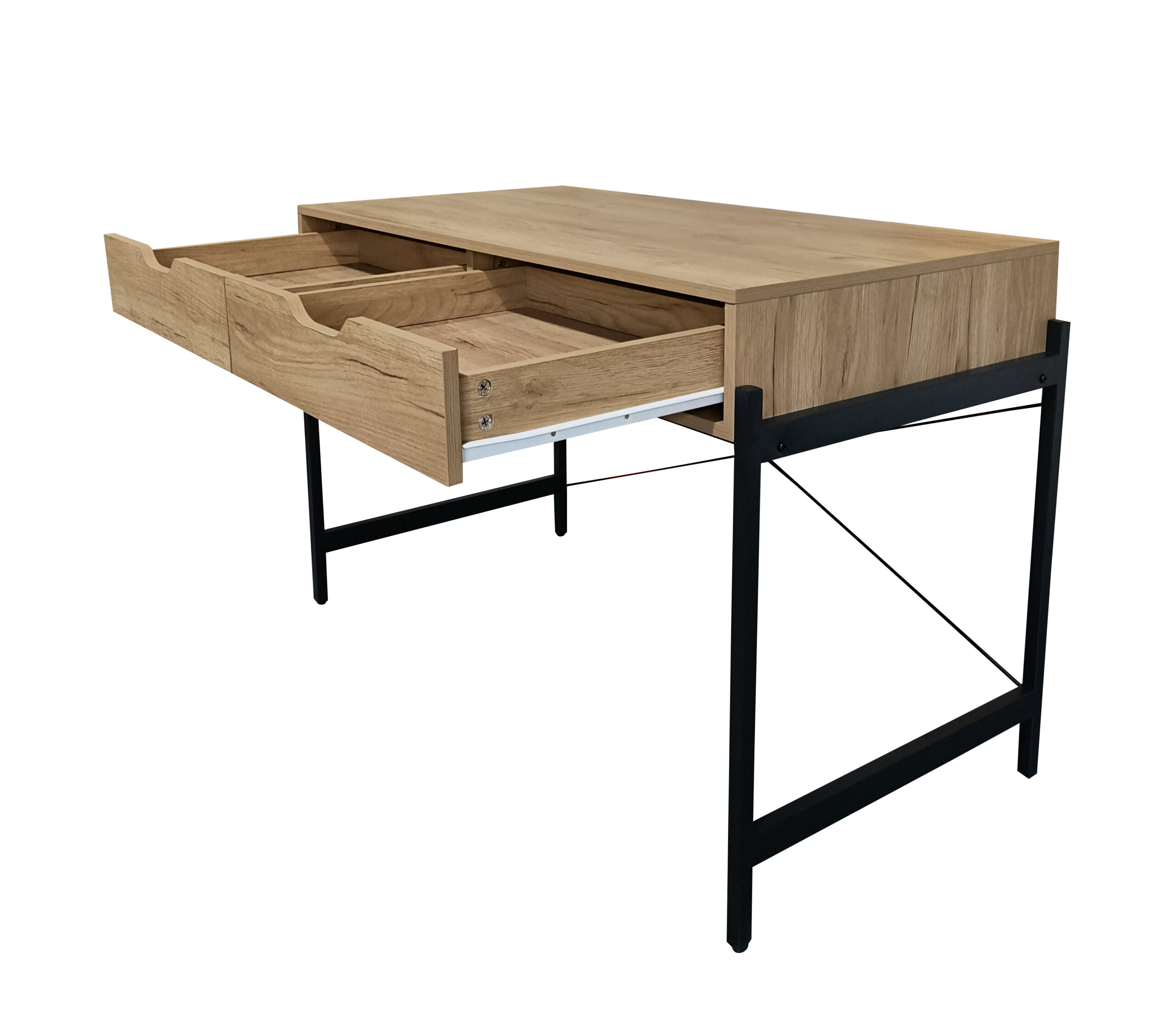 קונסולה שחור-אלון+ 2 מגירות דגם חניתה