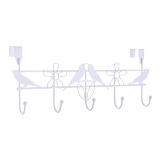 קולב מתכת ציפורי שיר (לתליה על הדלת)