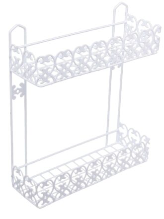 מדף רשת 2 קומות לתליה דגם "ספרינג" 30*30