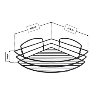 רשת פינתית - קומה 1 - שחור