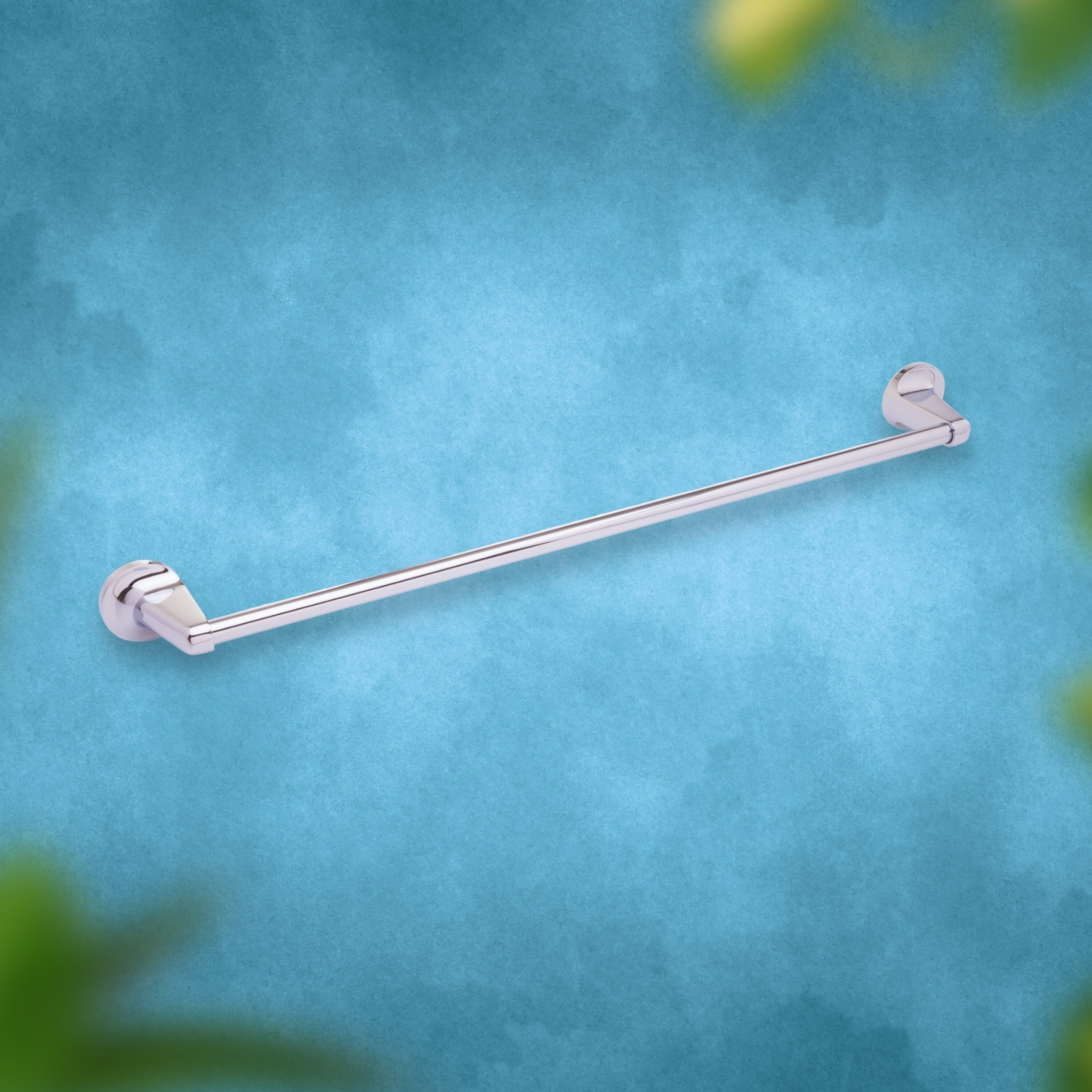 מוט למגבת - תליה בהדבקה וקדיחה - 60 ס"מ - פופולאר