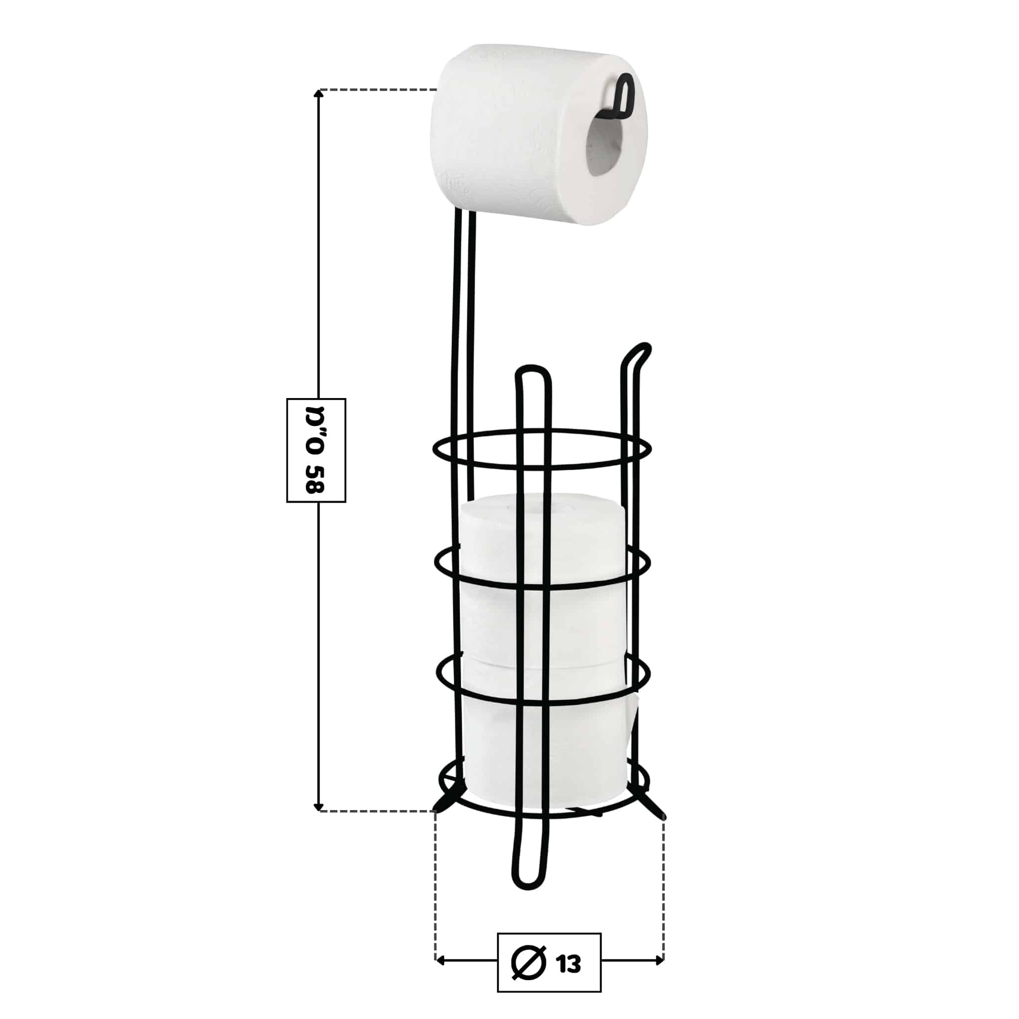 מדף רשת 2 קומות מדפים לתליה לאמבטיה 2 - כרום