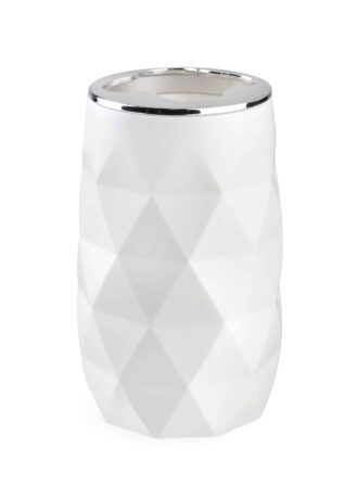 כוס למברשת שיניים - לבן