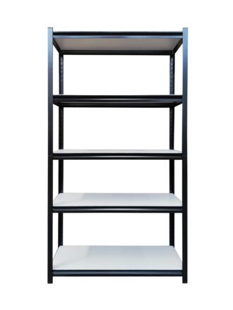 כוננית 5 מדפים בצבע שחור