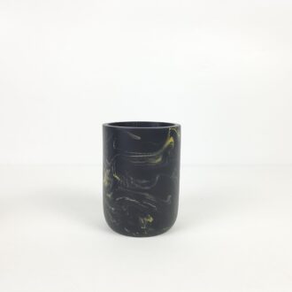 כוס ברגמו שחור-שיש