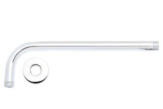 זרוע אוניברסלית לראש מקלחת ולקיר. אל חלד כסוף 30 ס"מ דגם בראציו - Braccio