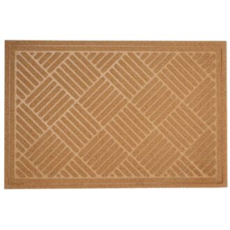 שטיח כניסה פסים 60*90 ס"מ - בז'