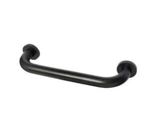 ידית אחיזה לאמבטיה/שירותים בצבע שחור30 ס"מ נירוסטה 304