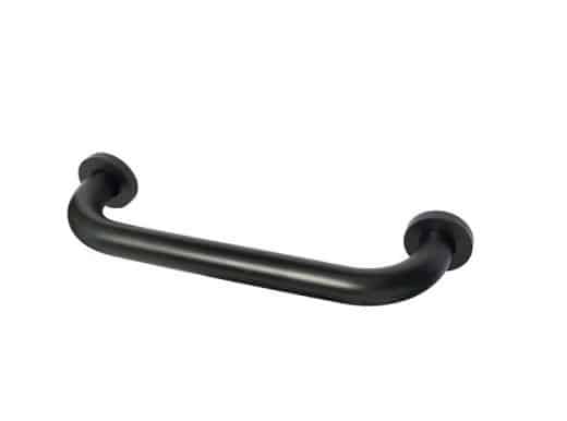 ידית אחיזה לאמבטיה/שירותים בצבע שחור30 ס"מ נירוסטה 304