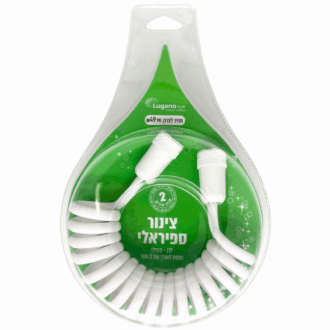 צינור קפיצי 2 מ' פוזילי FUSILLI לבן