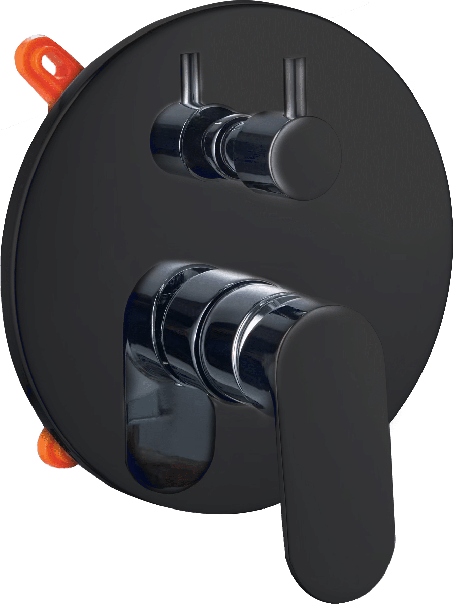 מערכת אינטרפוץ 4 דרך, גוף פנימי + ערכת השלמה בגימור שחור