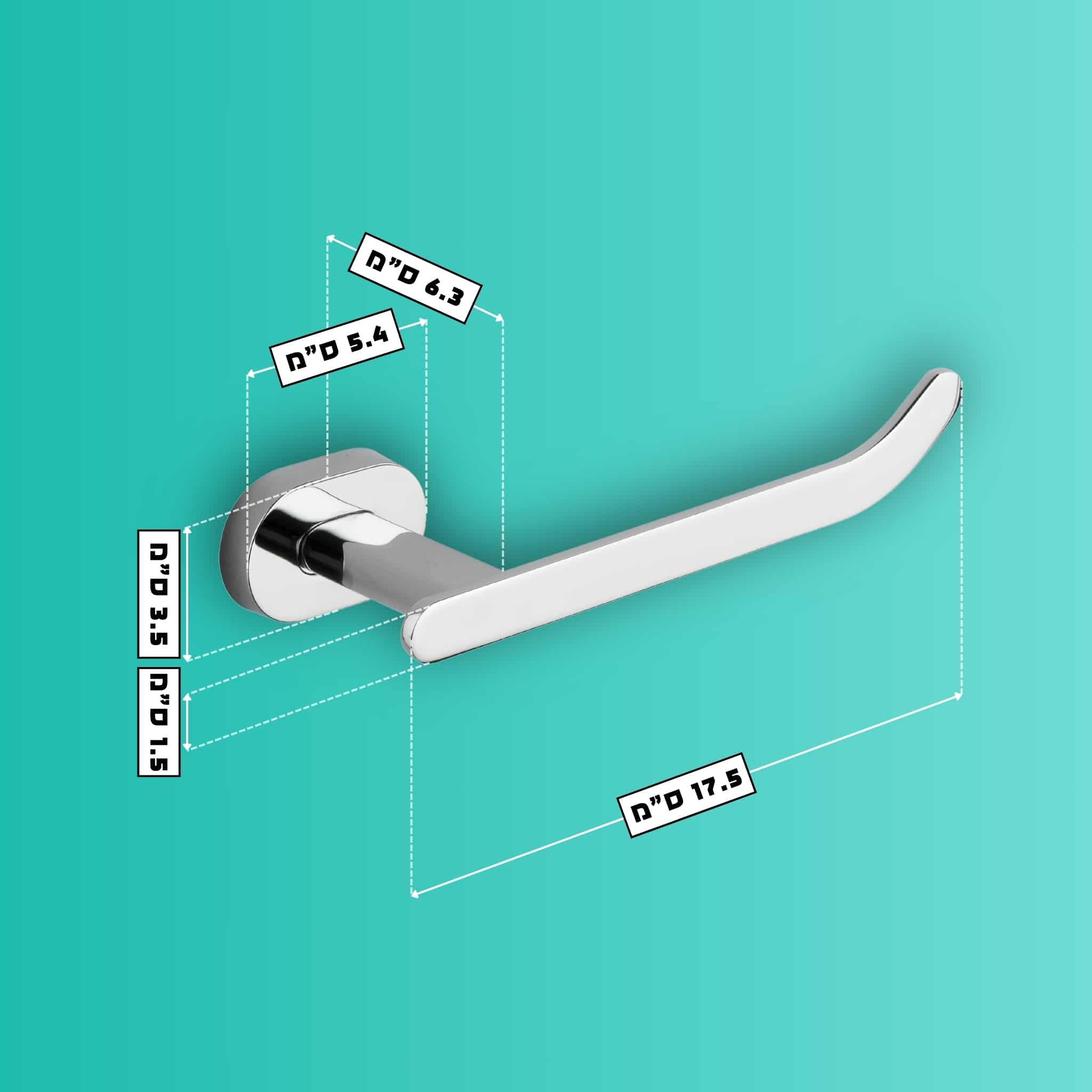 מחזיק נייר טואלט - סדרת CROMO