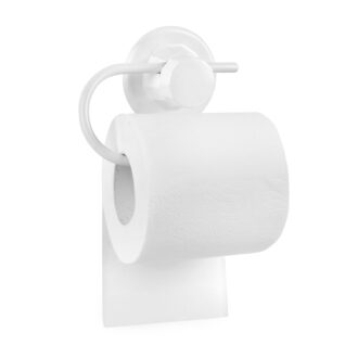 מחזיק נייר טואלט לשירותים בצבע לבן - וואקום