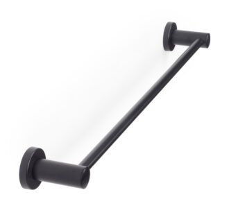 מתלה מגבת מנירוסטה למקלחת 61*6.5 ס"מ - שחור