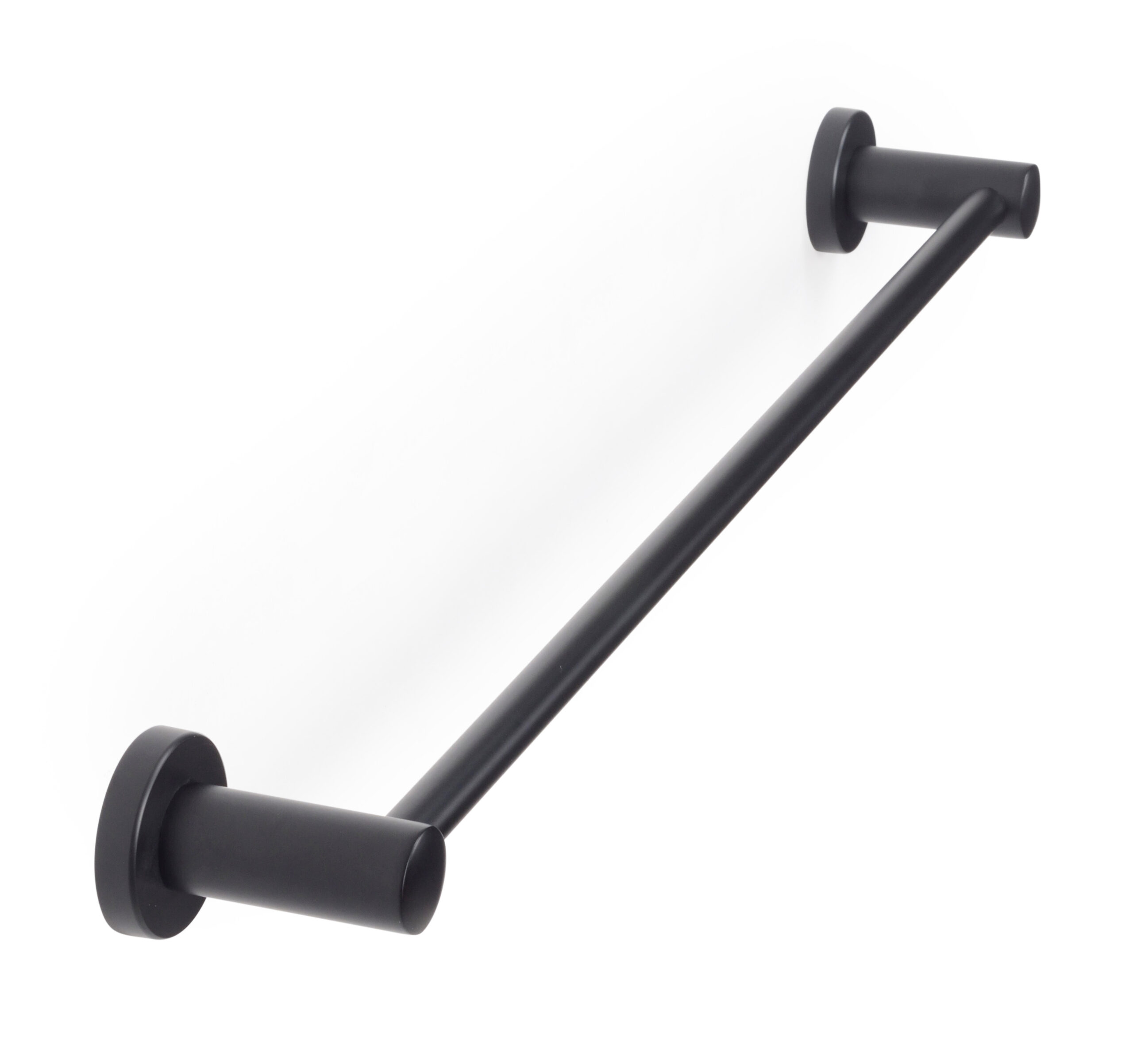 מתלה מגבת מנירוסטה למקלחת 61*6.5 ס"מ - שחור