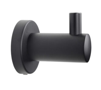 קולב נירוסטה למקלחת לשירותים או למטבח - שחור