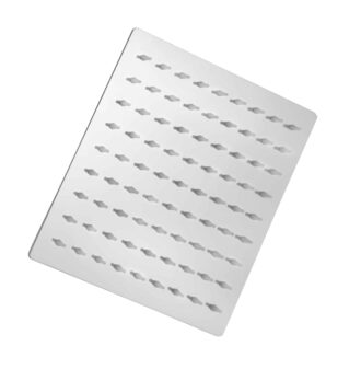 ראש מקלחת מרובע 200 מ"מ מולטי