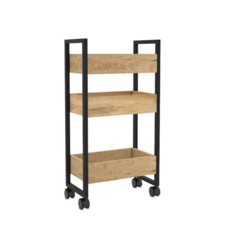 עגלת שירות מעוצבת 3 קומות למטבח