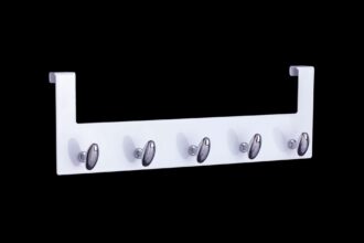 קולב לדלת "כרמל" - לבן 5 ווים