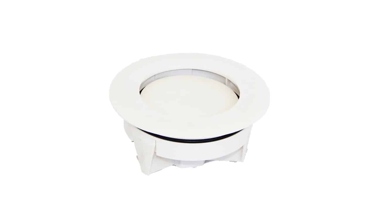 מכסה ביוב עגול עם שפה - לבן pumpit