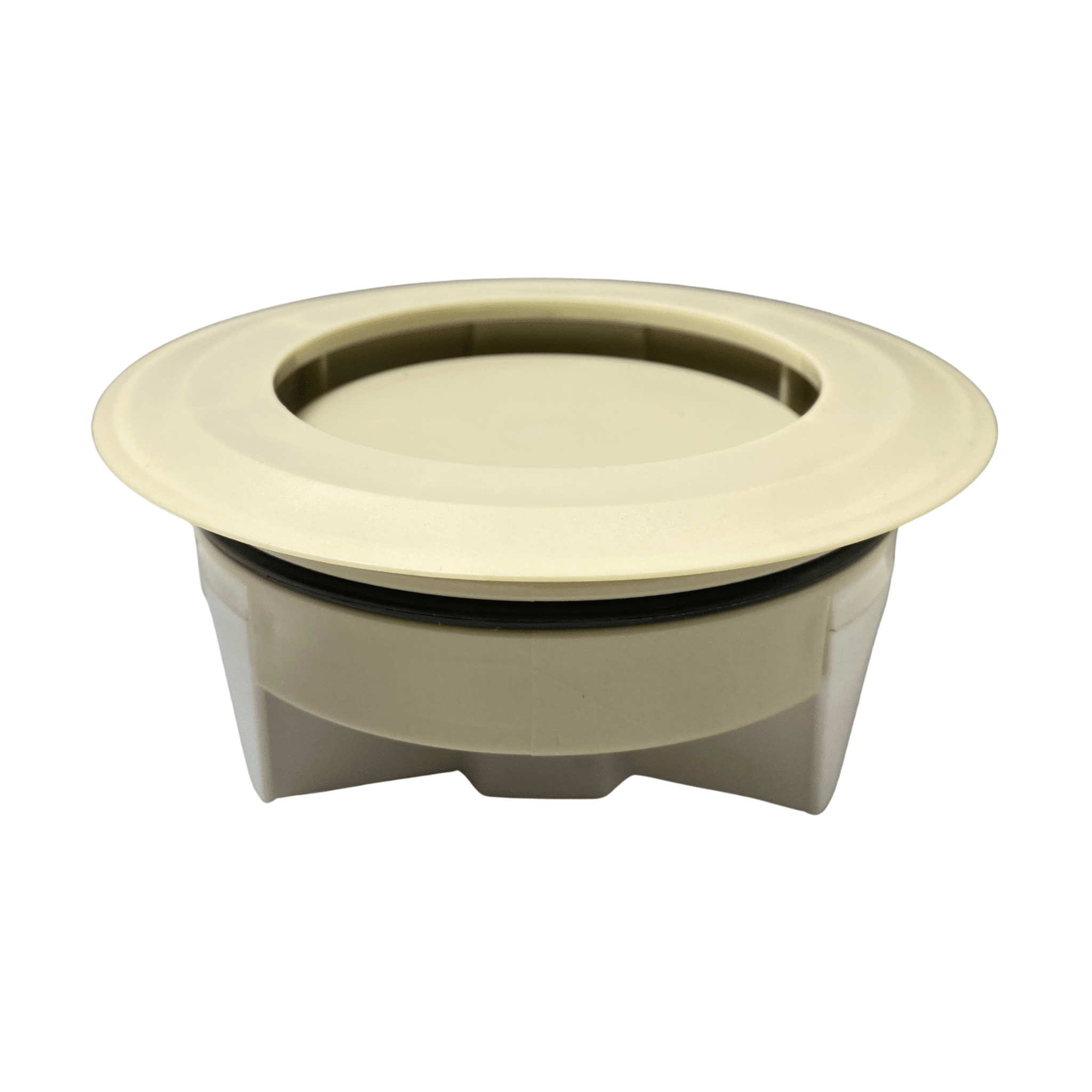 מכסה ביוב ריבוע ללא שפה - לבן pumpit