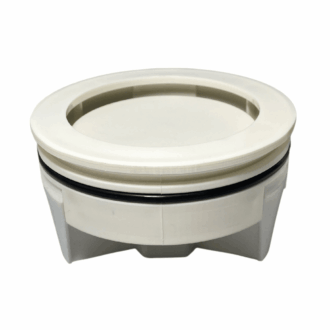 מכסה ביוב עגול ללא שפה - לבן pumpit