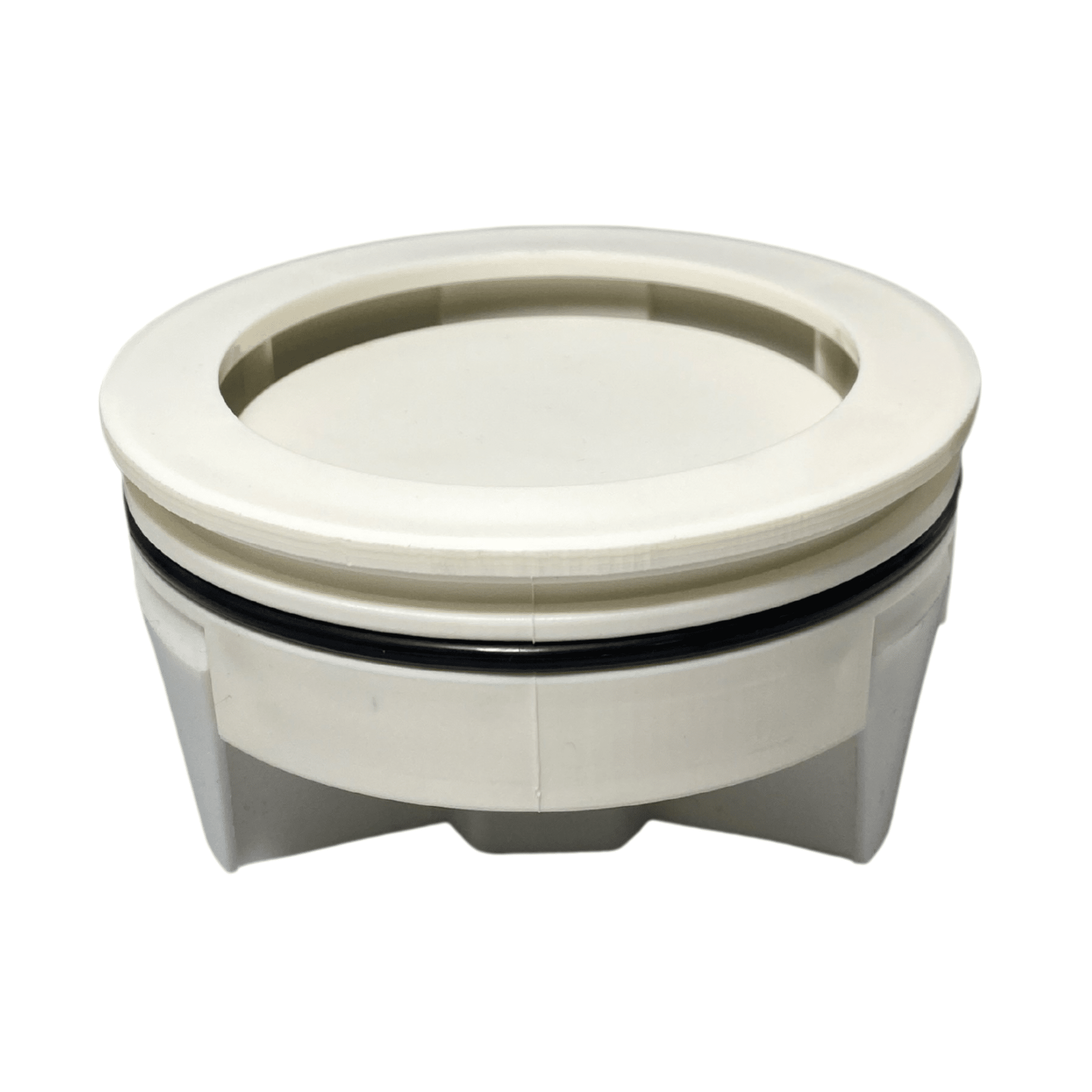 מכסה ביוב ריבוע ללא שפה - לבן pumpit