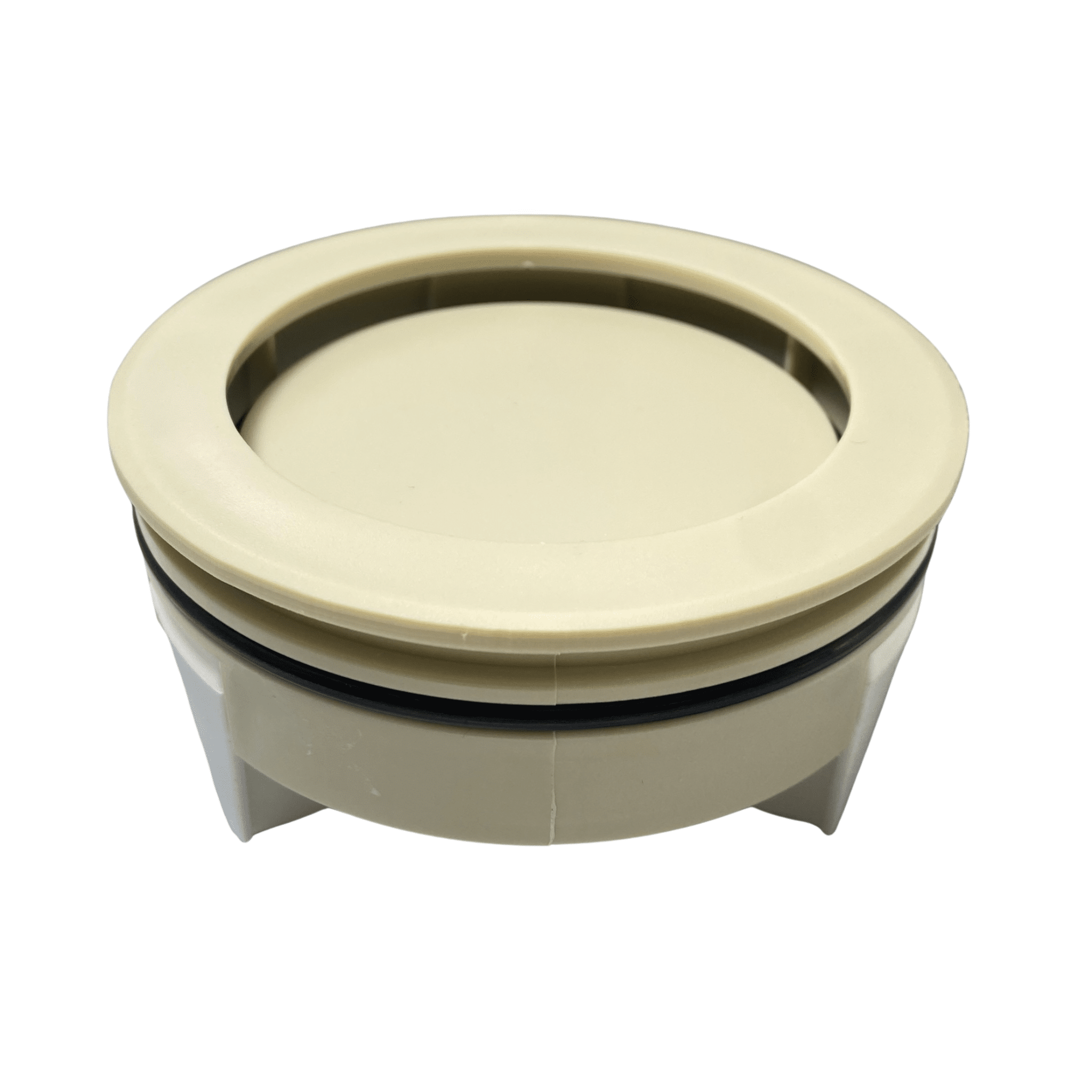 מכסה ביוב ריבוע ללא שפה - לבן pumpit