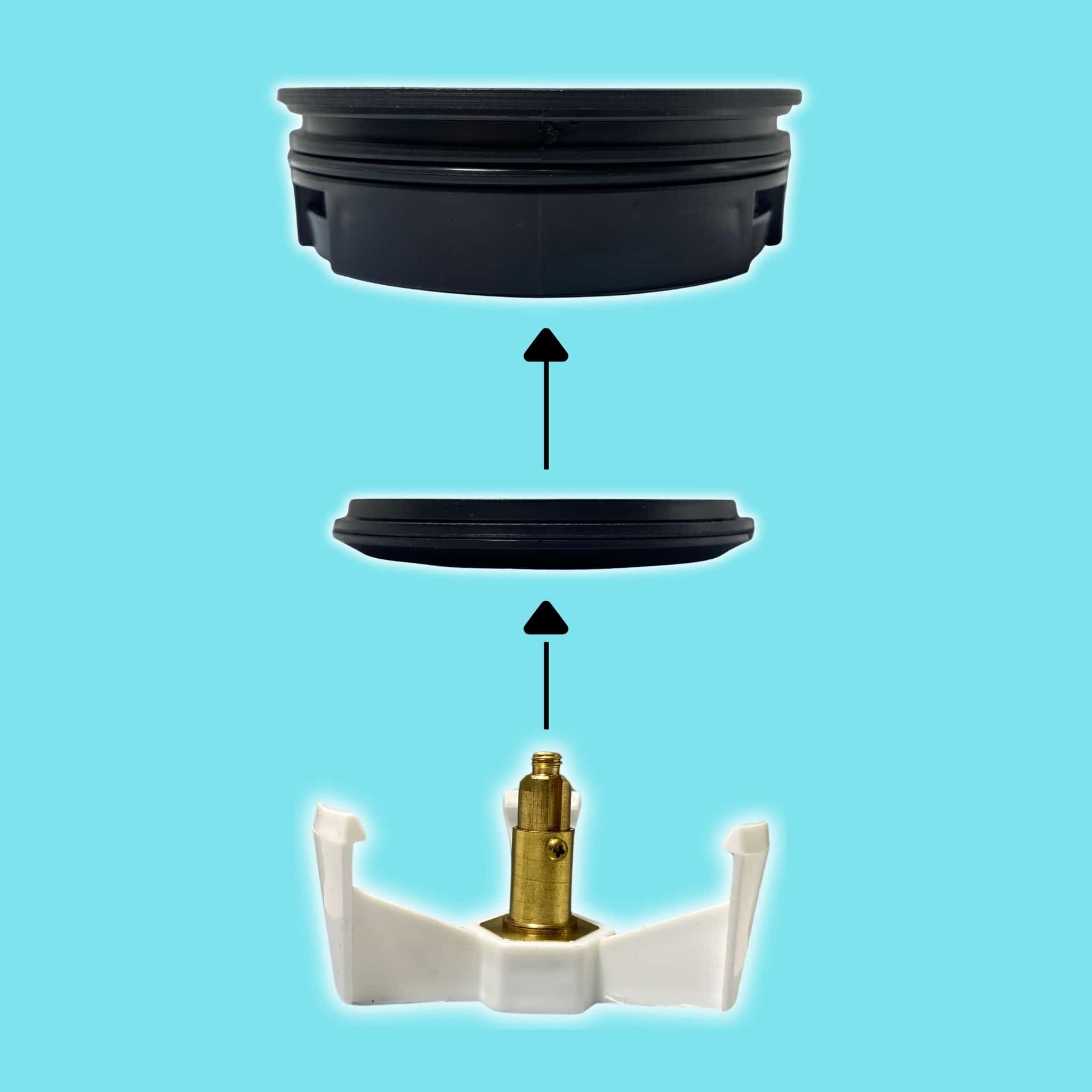 מכסה ביוב עגול עם שפה - שמנת pumpit