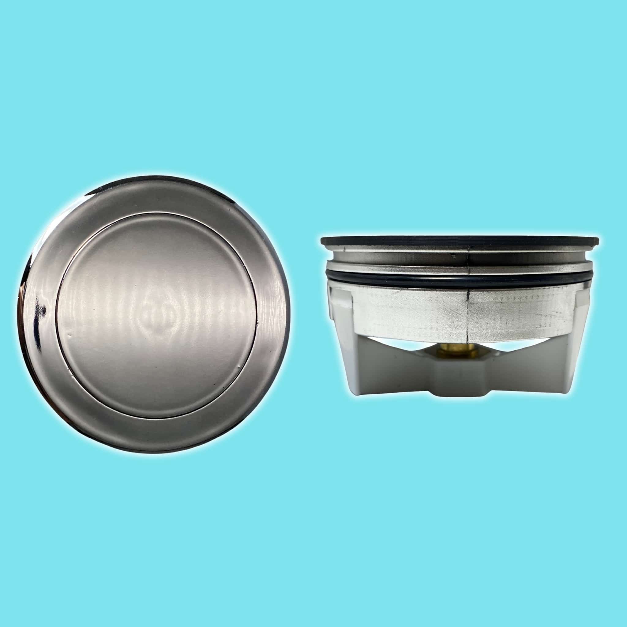 מכסה ביוב עגול ללא שפה - ניקל pumpit