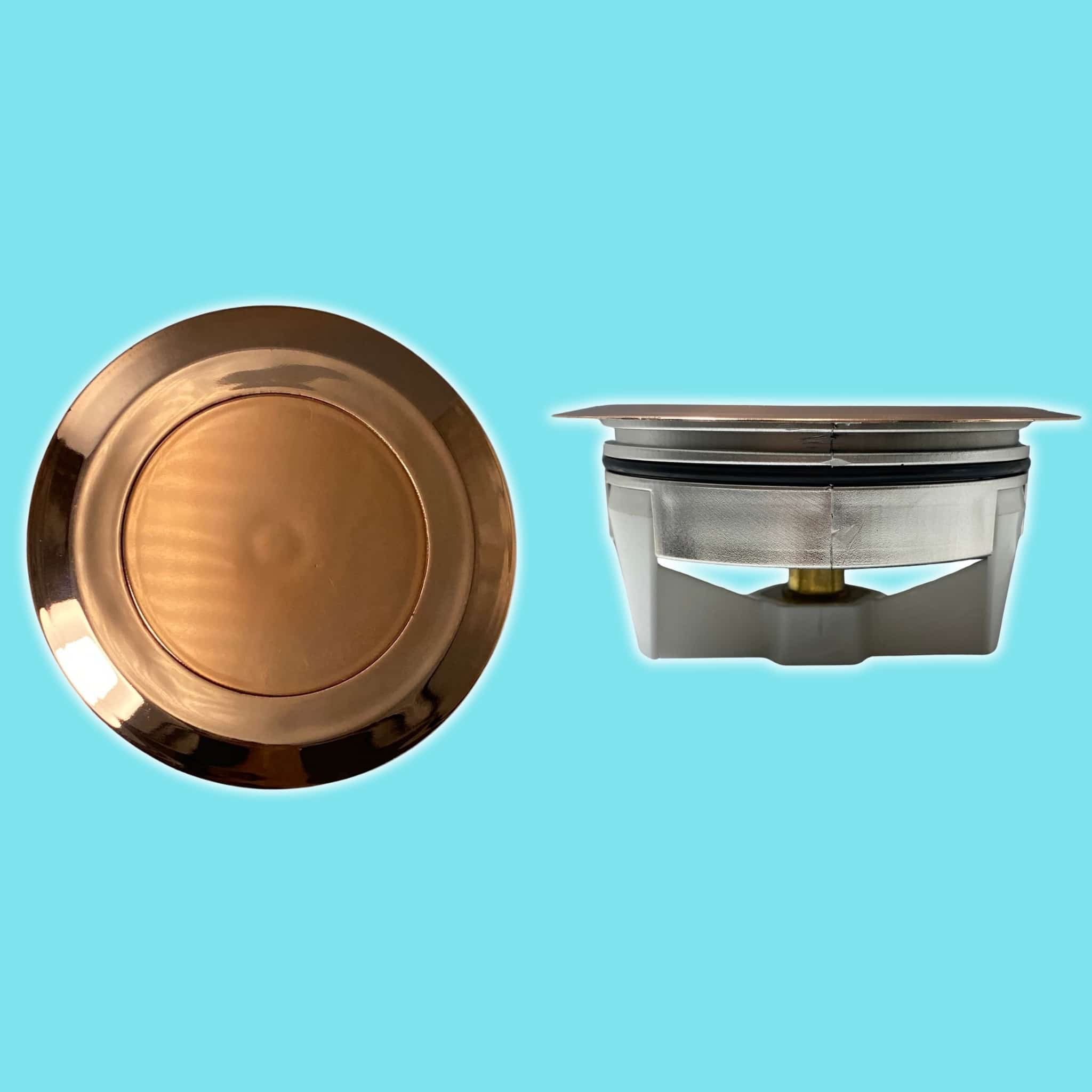 מכסה ביוב עגול עם שפה - ברונזה pumpit