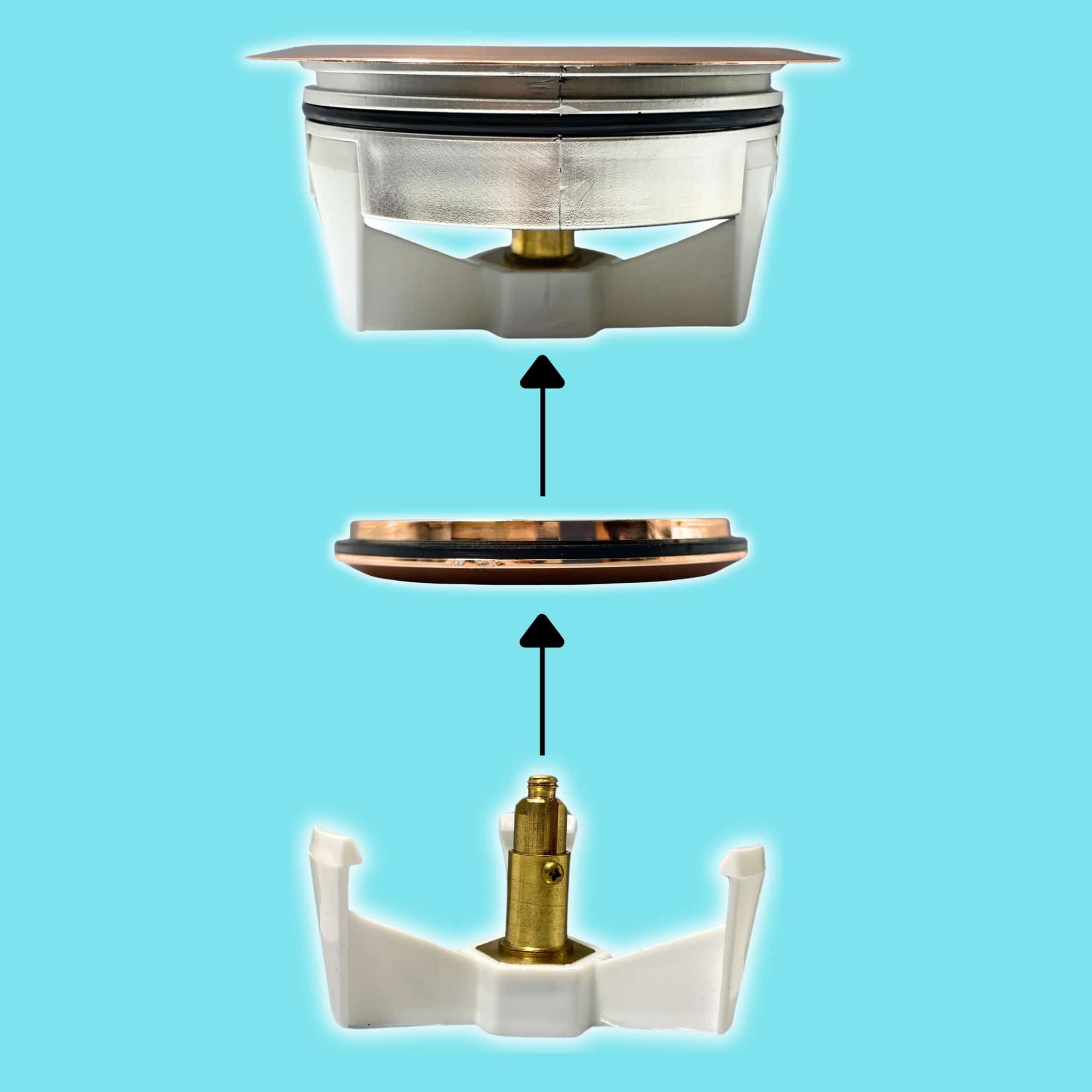 מכסה ביוב עגול עם שפה - ברונזה pumpit