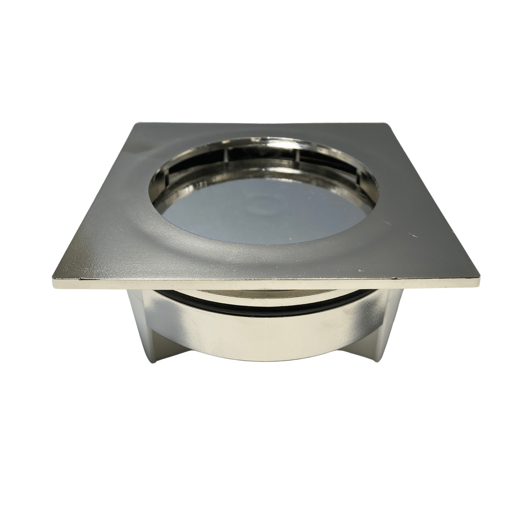 מכסה ביוב ריבוע ללא שפה - לבן pumpit