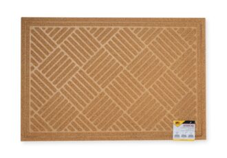 שטיח כניסה מעוצב לבית 60*90 רקפת בז