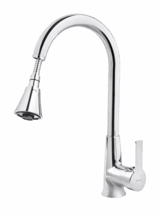 ברז ברבור למטבח עם ראש נשלף דגם Sara - שרה